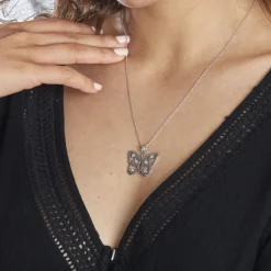 Collier Mauro Argent Oxydes De Zirconium