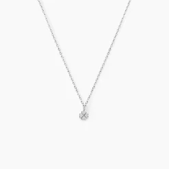 Collier Mayane Argent Blanc