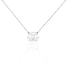 Collier Maylie Argent Blanc