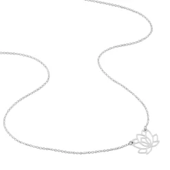 Collier Maylie Argent Blanc