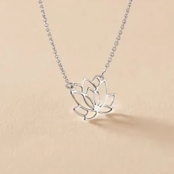 Collier Maylie Argent Blanc