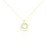 Collier Megan Or Jaune Diamant