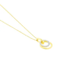 Collier Megan Or Jaune Diamant
