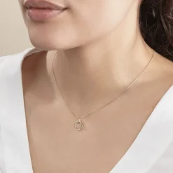 Collier Megan Or Jaune Diamant