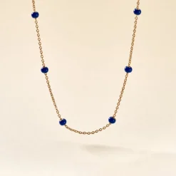 Collier Meike Plaque Or Jaune