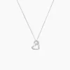 Collier Melesine Or Blanc Diamant