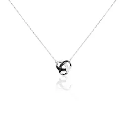 Collier Melina Argent Blanc Oxyde De Zirconium