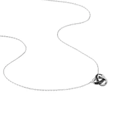 Collier Melina Argent Blanc Oxyde De Zirconium