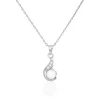 Collier Mellie Argent Blanc Perle De Culture Et Oxyde De Zirconium