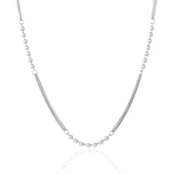 Collier Melodie Argent Blanc