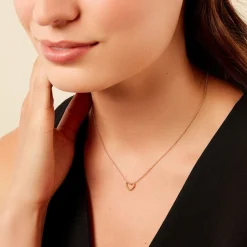 Collier Menel Argent Doré