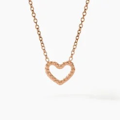 Collier Menel Argent Rose