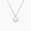 Collier Meralie Argent Blanc