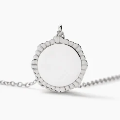 Collier Meralie Argent Blanc