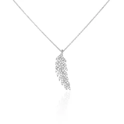 Collier Merielle Argent Blanc Oxyde De Zirconium