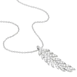 Collier Merielle Argent Blanc Oxyde De Zirconium