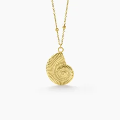 Collier Mermaid Acier Jaune