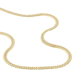 Collier Messaline Plaqué Or Jaune