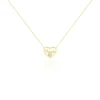 Collier Micarla Or Jaune Oxyde De Zirconium