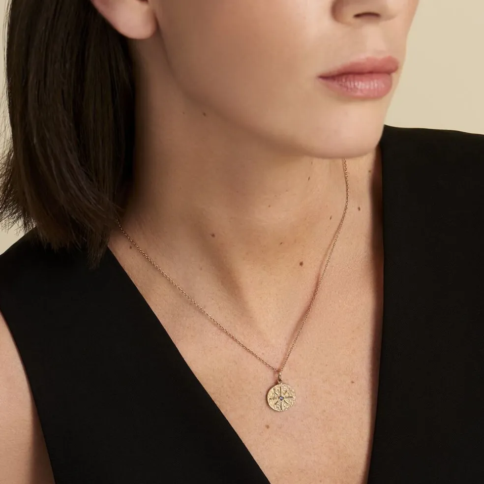 Collier Milia Plaqué Or Jaune Verre