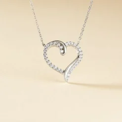 Collier Miliza Argent Blanc Oxyde De Zirconium