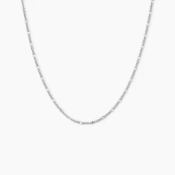 Collier Mindie Argent Blanc