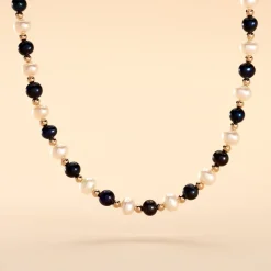 Collier Mirjam Or Jaune Perle De Culture