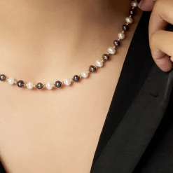 Collier Mirjam Or Jaune Perle De Culture