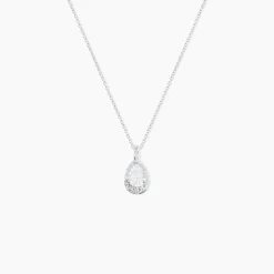 Collier Mélie Argent Blanc Oxyde De Zirconium