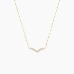 Collier Mohini Or Jaune Oxyde De Zirconium