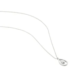 Collier Momaza Or Blanc Diamant