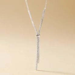 Collier Moscou Or Blanc Diamant