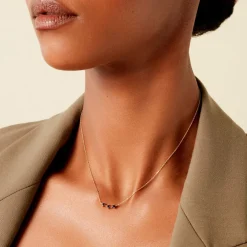 Collier Muhsina Or Jaune Saphir