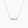 Collier Muhsina Or Jaune Rubis