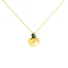 Collier My Bola Acier Jaune Aventurine