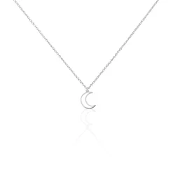 Collier Myel Argent Blanc