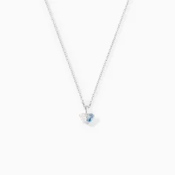 Collier Myhalf Argent Blanc Oxyde De Zirconium
