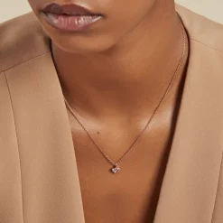 Collier Myhalf Argent Rose Oxyde De Zirconium