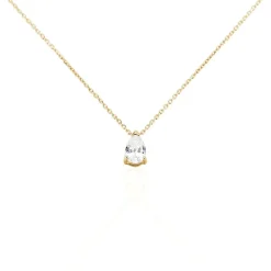 Collier Naellya Plaqué Or Jaune Oxyde De Zirconium