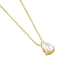 Collier Naellya Plaqué Or Jaune Oxyde De Zirconium