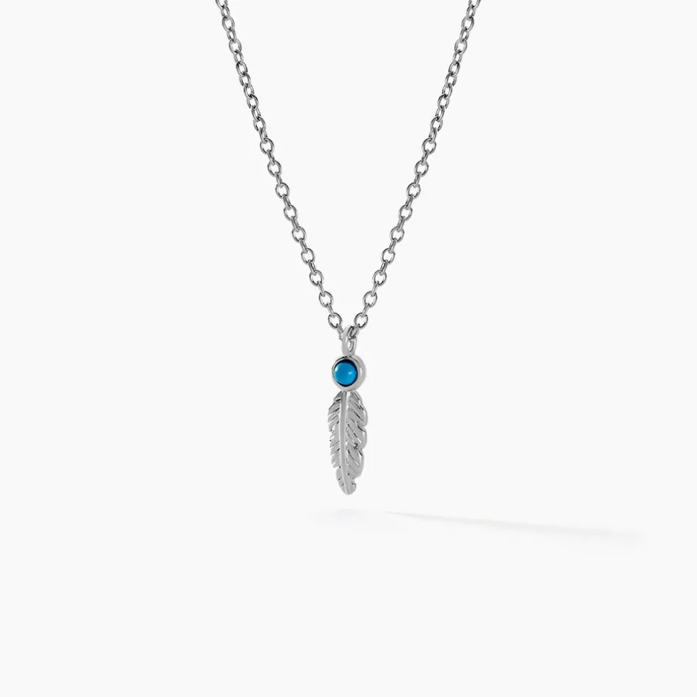 Collier Nahara Argent Blanc Oxyde De Zirconium