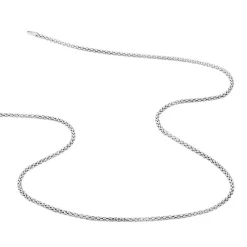 Collier Nahila Argent Blanc