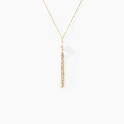 Collier Narca Or Jaune Perle De Culture