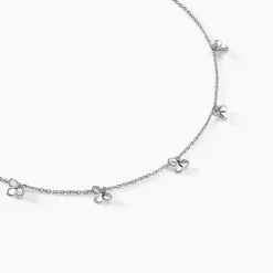 Collier Narcisse Dream Argent Blanc