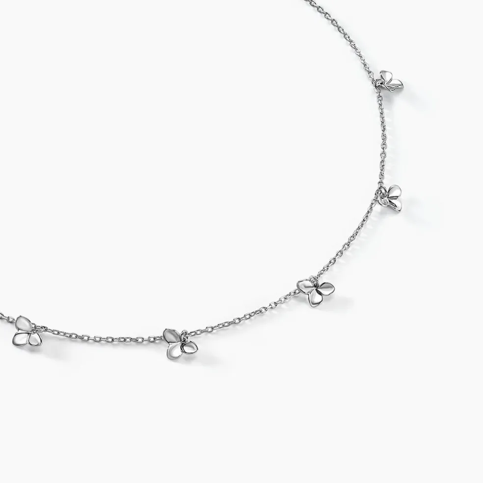 Collier Narcisse Dream Argent Blanc