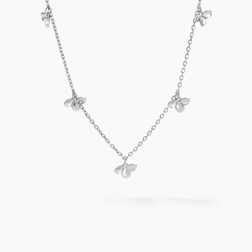 Collier Narcisse Dream Argent Blanc