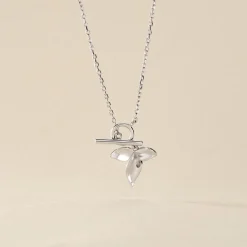 Collier Narcisse Dream Argent Blanc