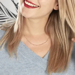 Collier Naria Plaqué Or Jaune