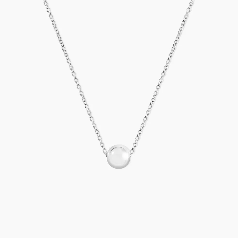 Collier Nassiera Argent Blanc