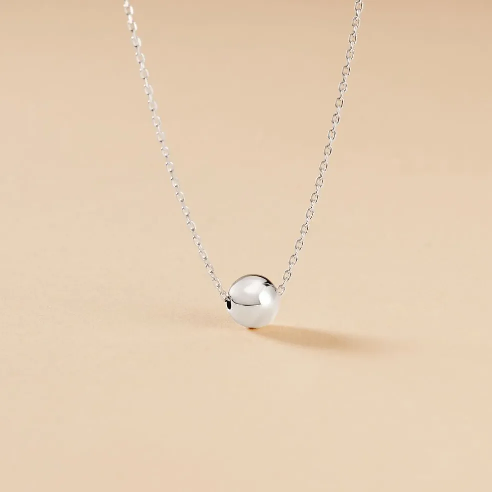 Collier Nassiera Argent Blanc